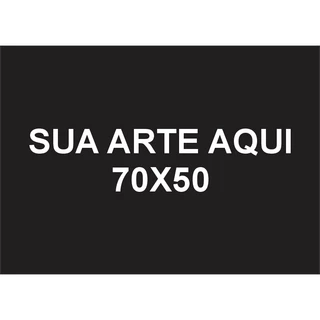 Placa Pvc personalizada 70x50
