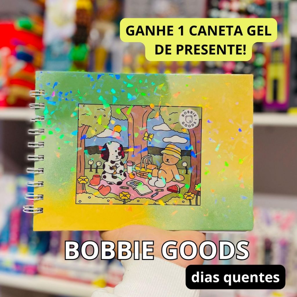 Bobbie Goods Dias Quentes V4 Livro De Colorir 25 Folhas Ganhe Caneta ...