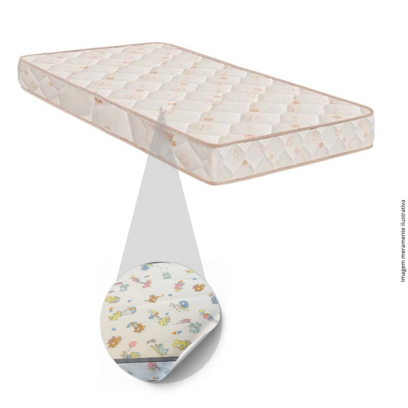 COLCHÃO DE BERÇO AMERICANO 130x70x10 | Shopee Brasil