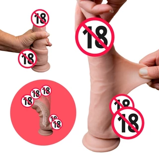Pênis Dildo de Silicone Líquido Realista para Mulheres YJ-28 em Oferta na Shopee