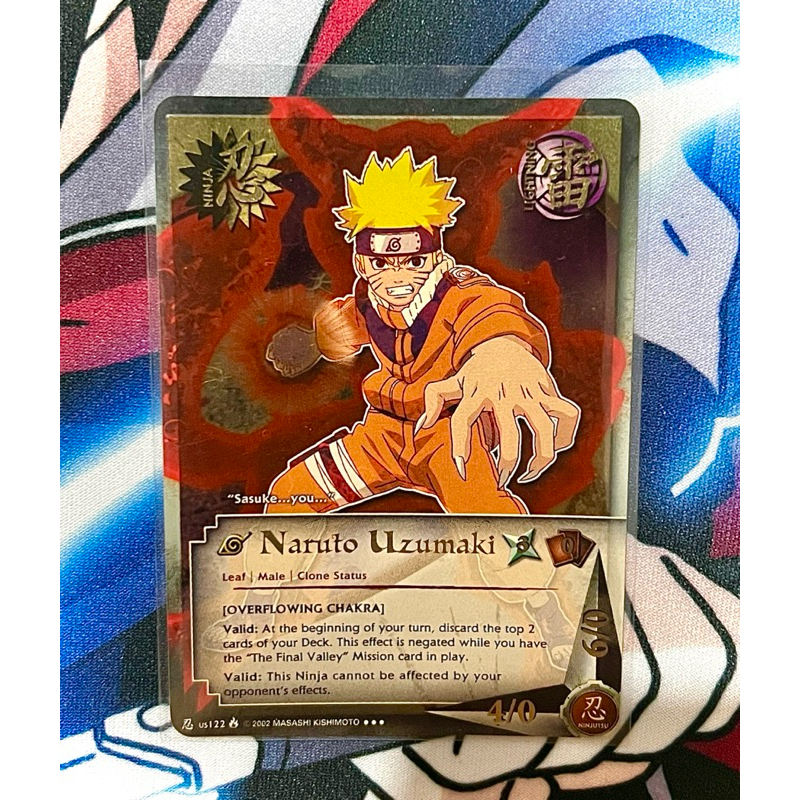 Naruto Uzumaki n°122 Super Rara Collectible Card Game CCG Classico