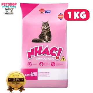 RAÇÃO GATO CASTRADO NHAC! 1KG