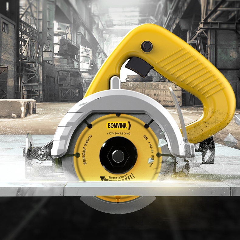 Serra Mármore E Madeira Elétrica 1200w 12000rpm 220V/110V para Jardinagem Ferramentas Práticas