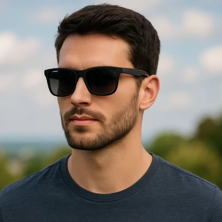 Óculos de sol  quadradinho em acetato