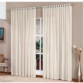Cortina Voil Linho Flame de Gaze S/Forro 12 metros de largura(ALTURA NO ANUNCIO)SALA E QUARTO em Oferta na Shopee