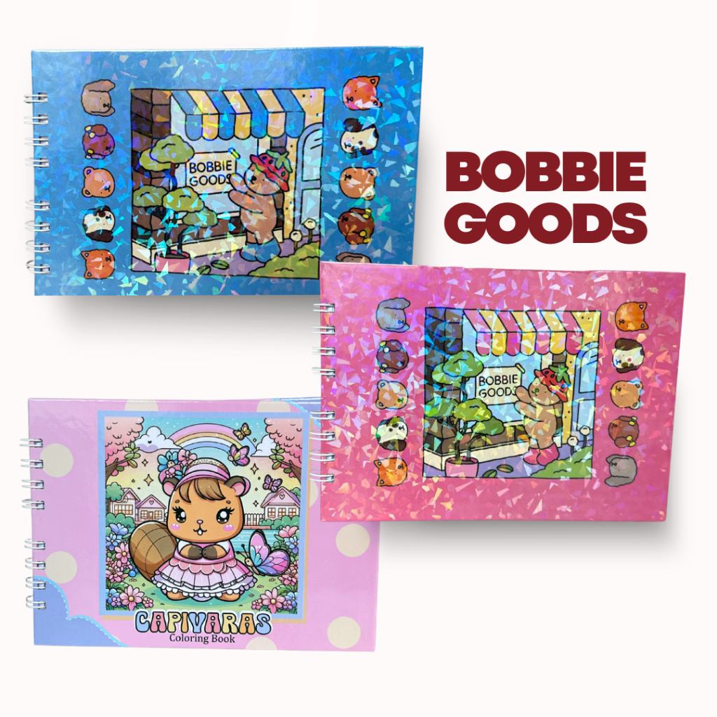 Bobbie Goods Azul ou Rosa Capa Dura Estilo Bobbie Goods Caderno de ...