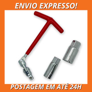 Chave De Vela Articulável Soquetes Encaixe 16mm 21mm Cinoy Resistente em Oferta na Shopee