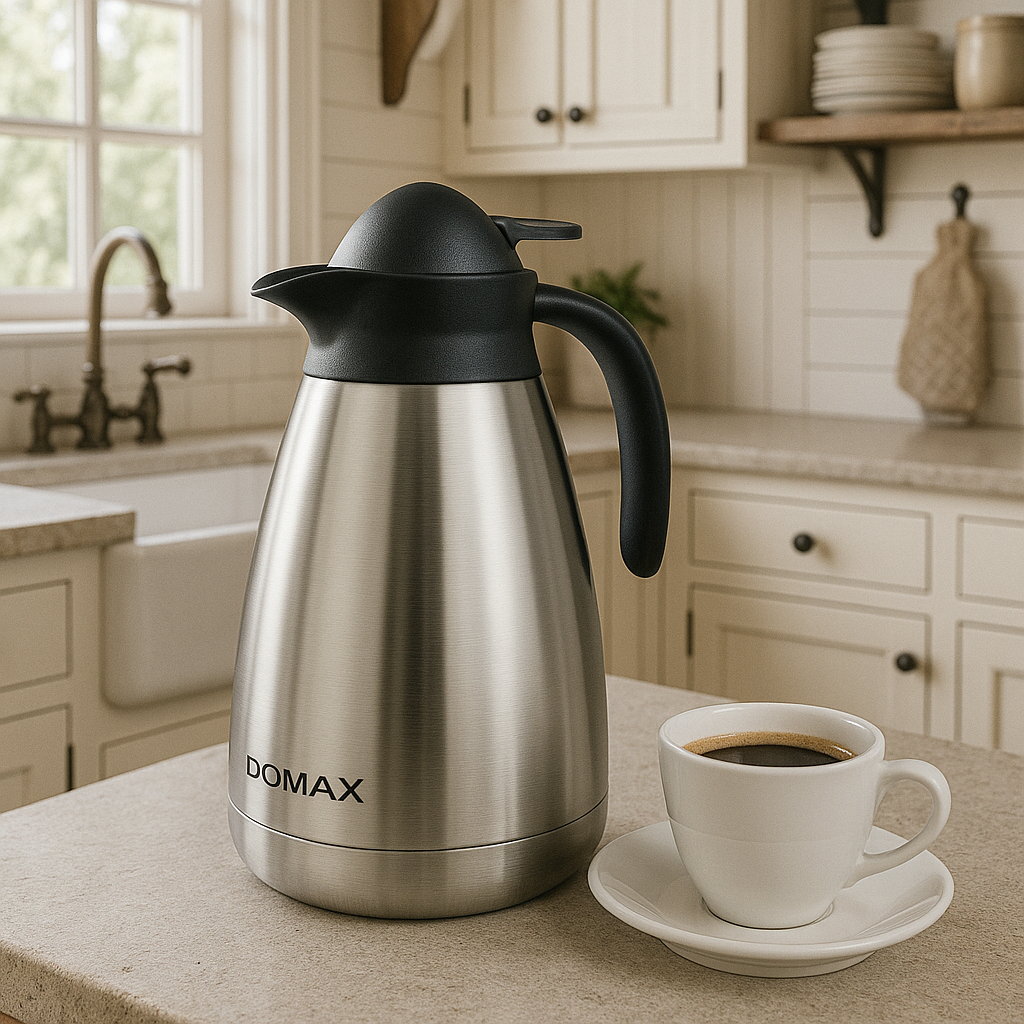 Garrafa Bule Térmico Em Aço Inox 500ml/1L: Quente e Frio, Ca