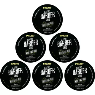 Cera Modeladora Matte Barber 160g INFINITY - 6 OU 3 UNIDADES