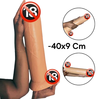 Pinto de Borracha Gigante Grosso BBC 40x9 Cm Consolo Muito Grande Dildo