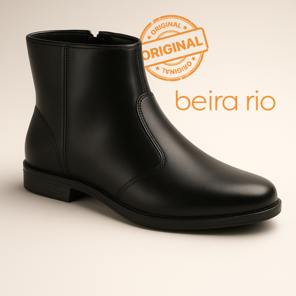 Bota Cano Curto Beira Rio Original Femenina Basica 9085100 Envio ...