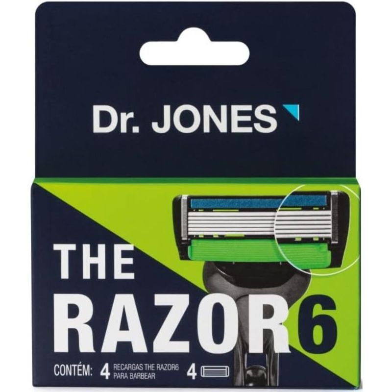Kit Recargas The Razor 6 ( 4 Unidades ) - Dr. Jones | Shopee Brasil