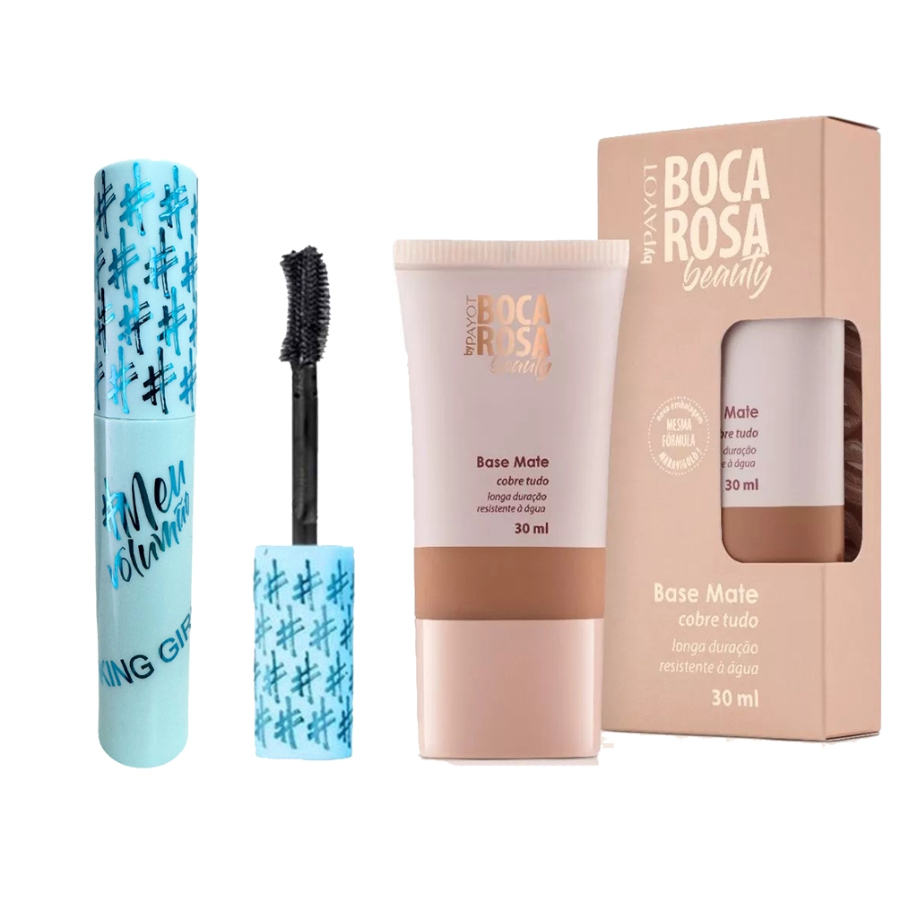 KIT Boca Rosa Beuty Base + Mascara Para Cilios | Shopee Brasil