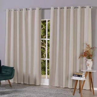 Cortina Linho 100% Blackout Para  Sala Quarto  Premium 4,00x2,30/2,50/2,80 em Oferta na Shopee