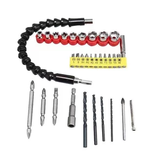 Kit Bit Acessórios Parafusadeira Com 32 Peças