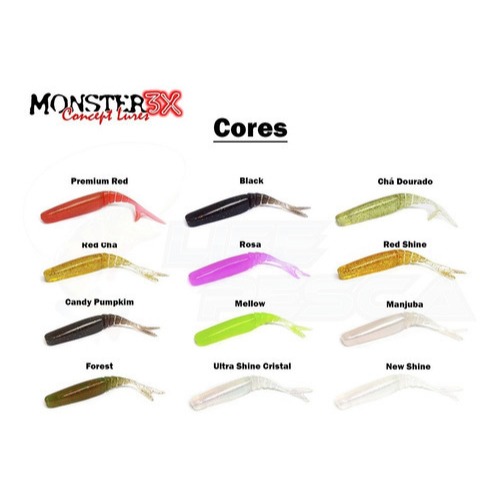 Isca Artificial Soft Monster 3x M-Action 10,5cm 03p