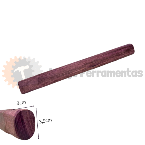 Cabo de Marreta 35cm Madeira Roxinho Original | Shopee Brasil