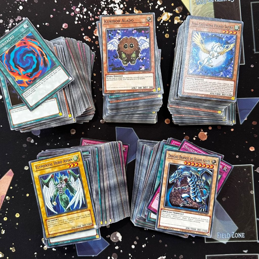 500 Cartas Variadas de Yugioh Usadas Lote