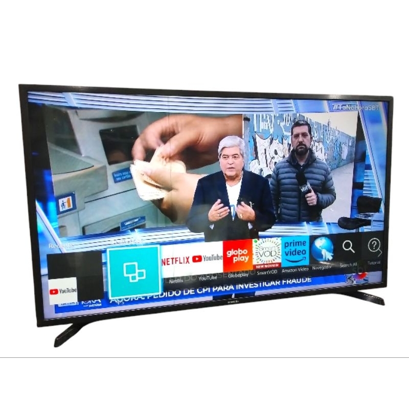 Tv Smart Samsung un43j5290 com uma pequena linha na tela | Shopee Brasil