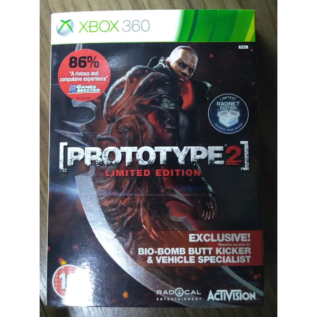 Prototype 2 Limited Edition - Xbox 360 original | Shopee Brasil