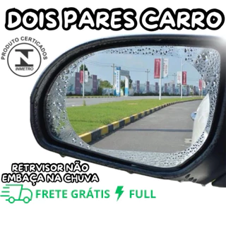 (2 PARES) 4 RETROVISORES PELÍCULA PROTETORA PARA CARRO / ANTI-EMBAÇAMENTO DE ÁGUA / RETROVISOR em Oferta na Shopee