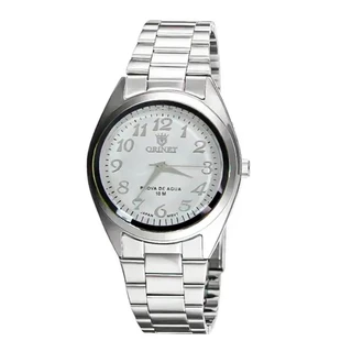 Relógio Orient Antigo Pulseira de Aço Inoxidável