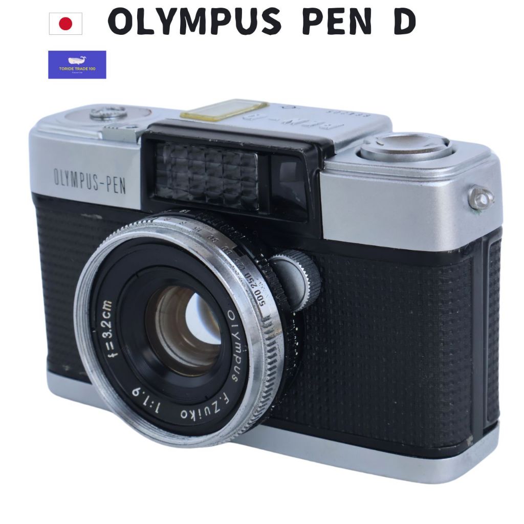 OLYMPUS PEN D + D.Zuiko 1:1.9 32 mm Câmera de filme compacta de