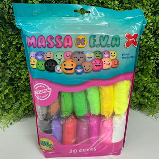 Massa De Eva 20 Cores 250g Make+ | Shopee Brasil