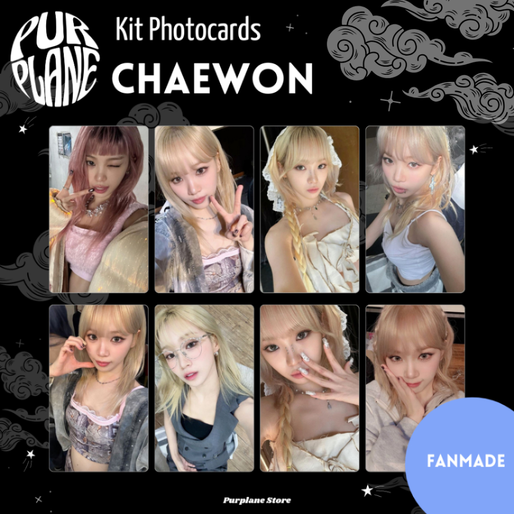 Photocards Chaewon Le Sserafim Kpop Fanmade | Shopee Brasil