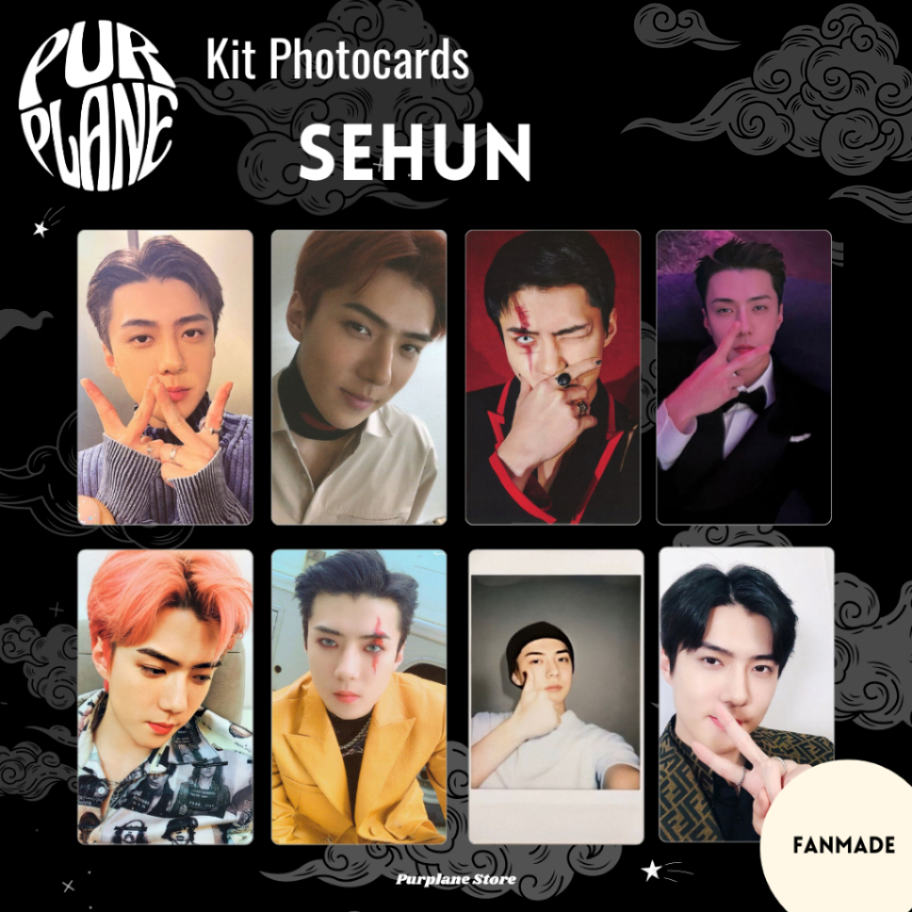 Sehun Selca Photocards EXO Kpop Fanmade | Shopee Brasil