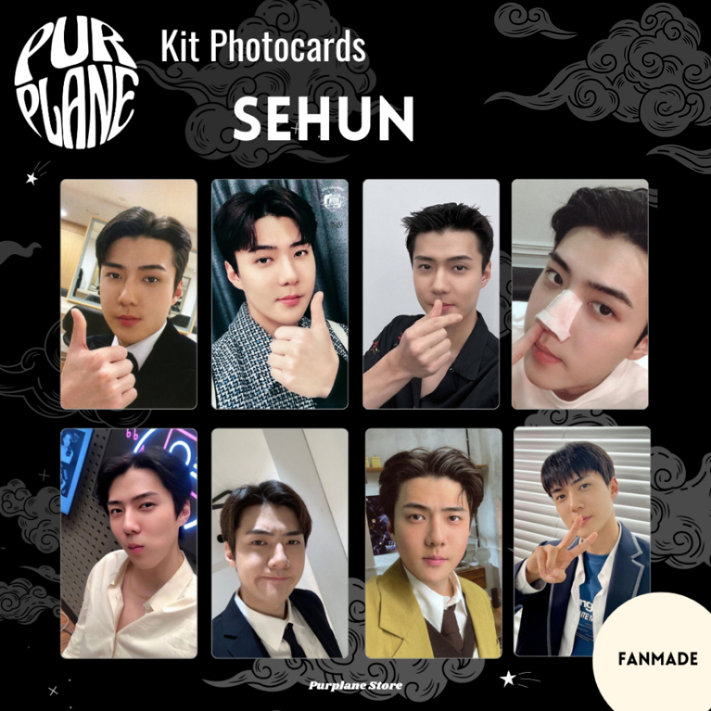 Sehun Selca Photocards EXO Kpop Fanmade | Shopee Brasil