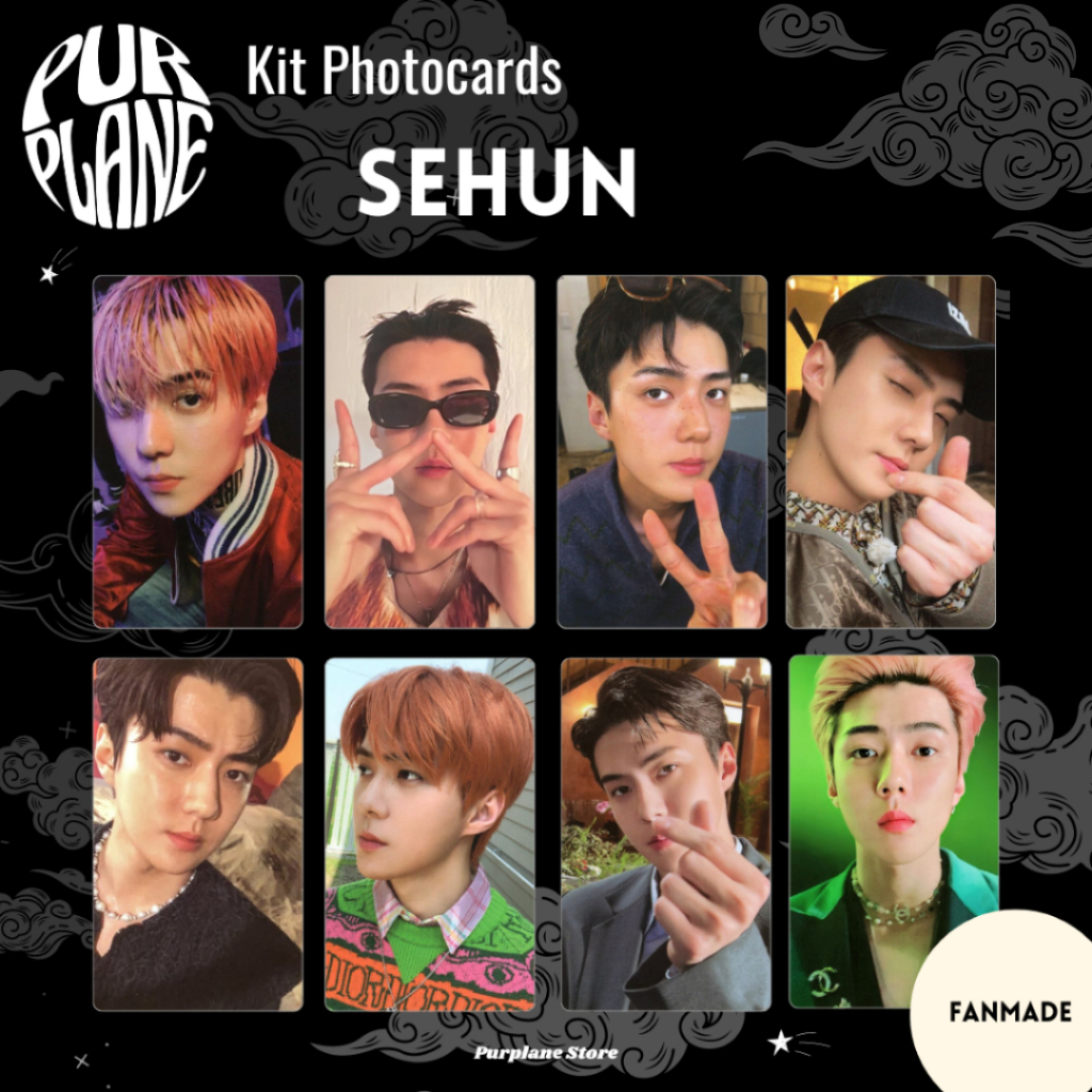 Sehun Selca Photocards EXO Kpop Fanmade | Shopee Brasil