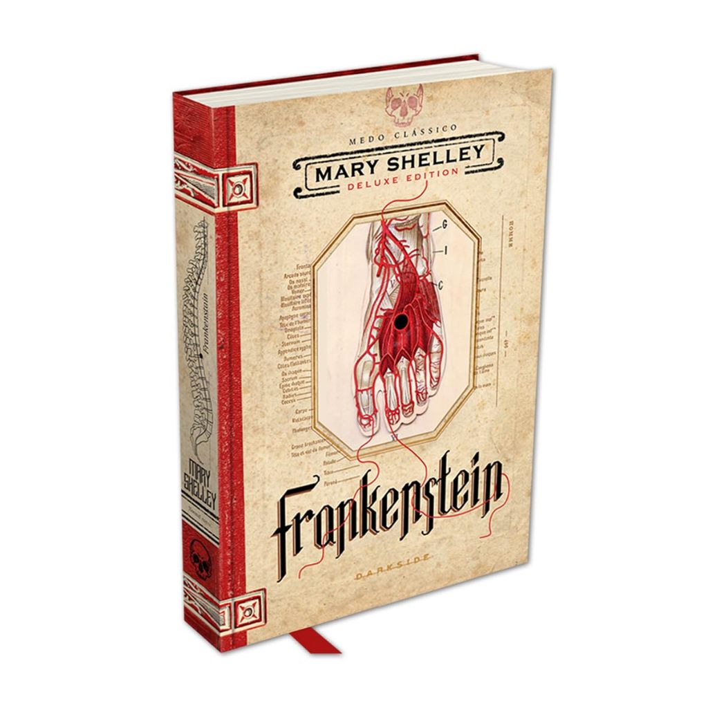 Frankenstein, de Shelley, Mary. Lacrado Deluxion Edition Darkside capa dura em português, 2017