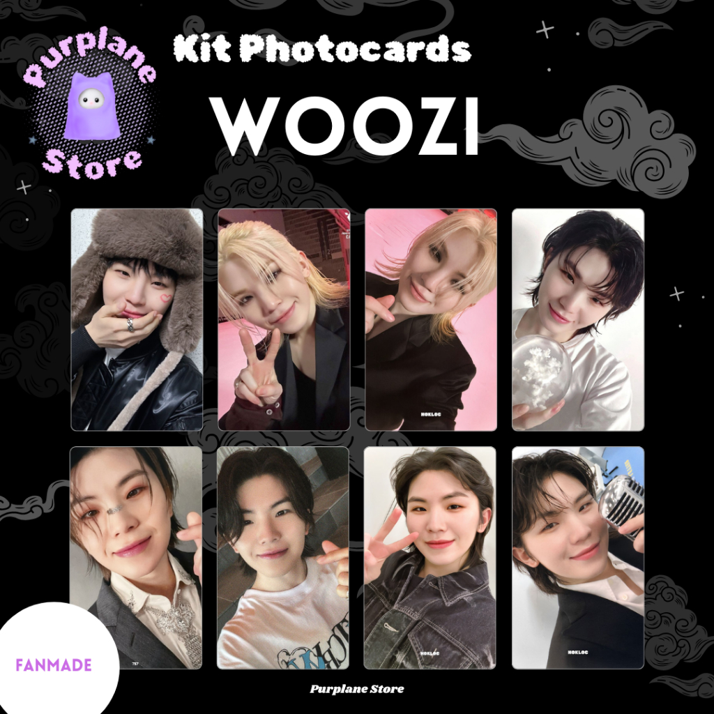 SEVENTEEN トレカ WOOZI Woozi Selca Photocards Seventeen Kpop Fanmade | Shopee Brasil