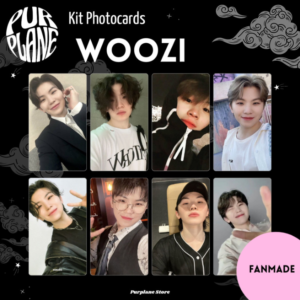 Woozi Selca Photocards Seventeen Kpop Fanmade | Shopee Brasil