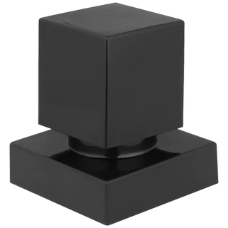 Acabamento Para Registro Pressão Gaveta 1/2 3/4 Quadrado Preto Fosco Padrão Deca Metal Abs Premium