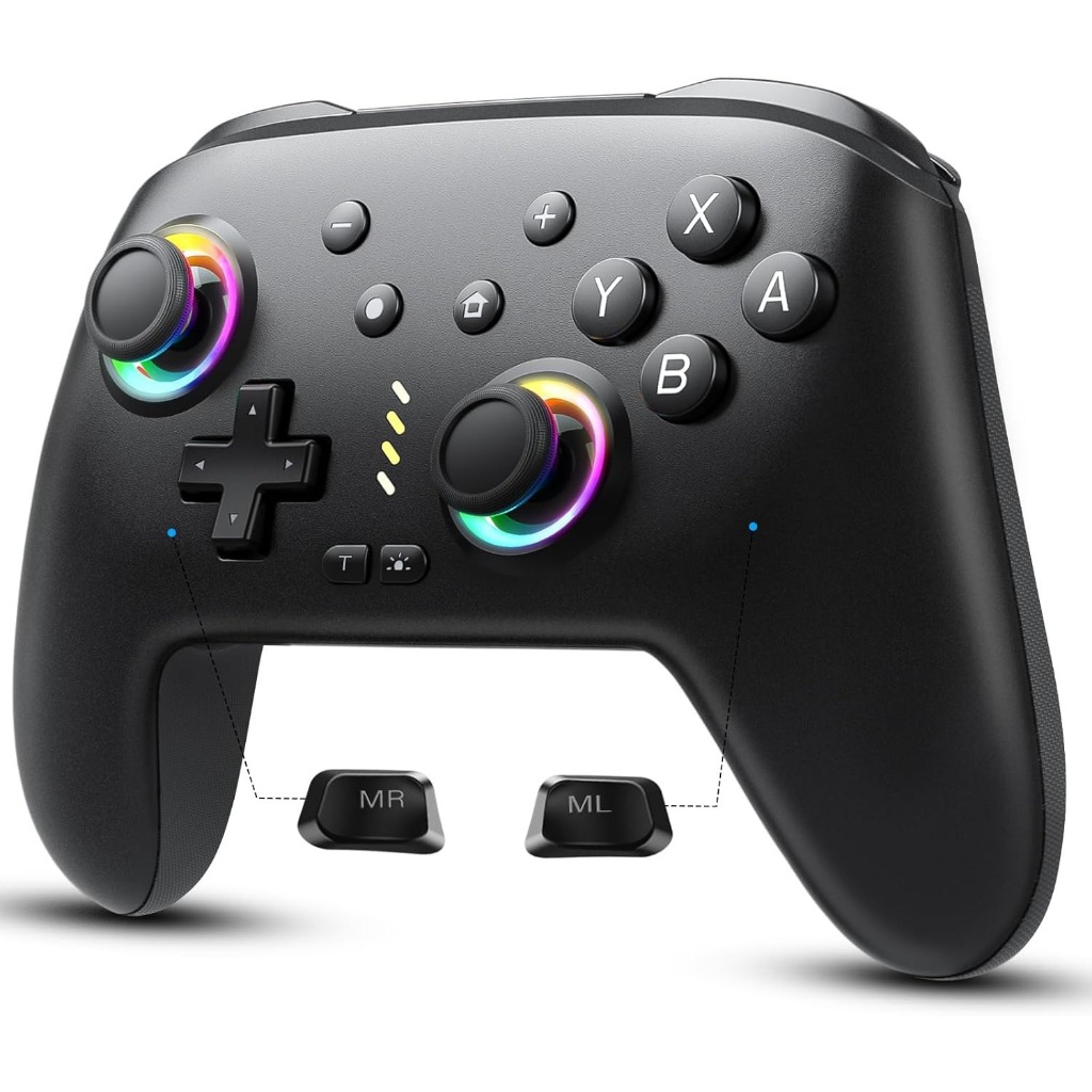 Controle Gamer Wireless Bluetooth PC Nintendo Switch Android e IOS