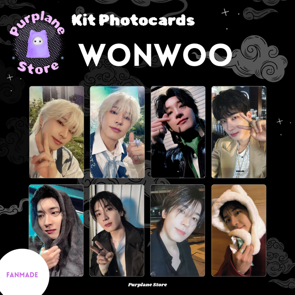 Wonwoo Selca Photocards Seventeen Kpop Fanmade | Shopee Brasil