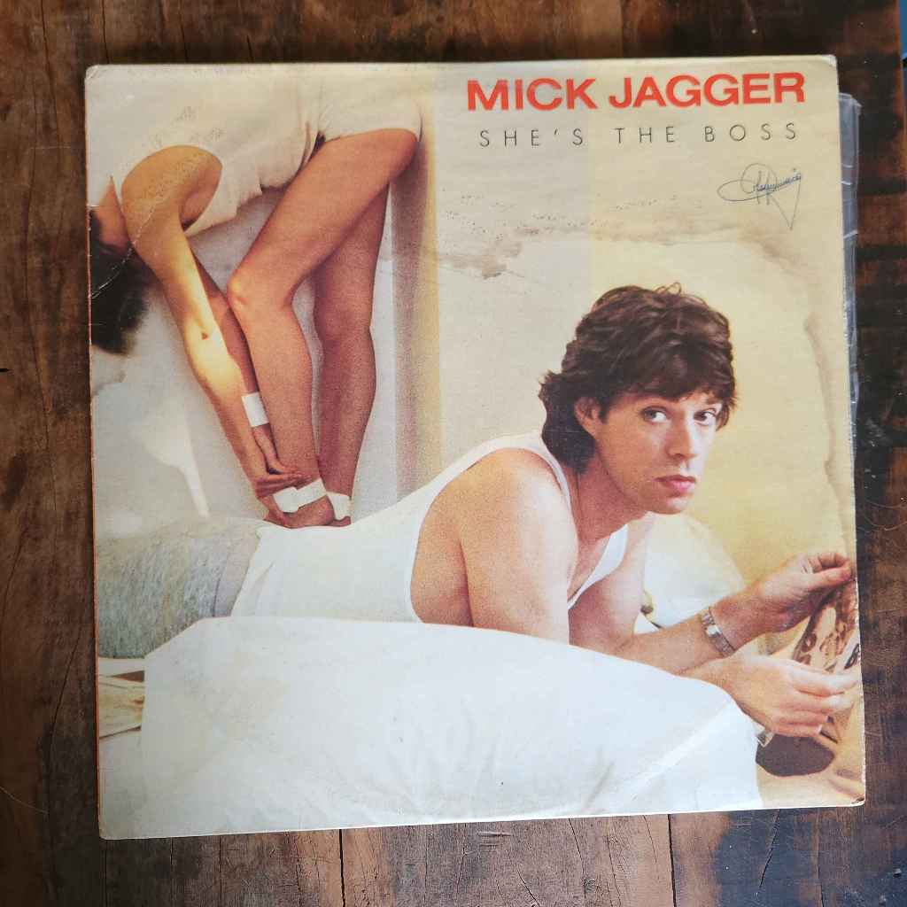 LP MICK JAGGER - SHES THE BOSS - DISCO DE VINIL - 1985 - COM ENCARTE ...