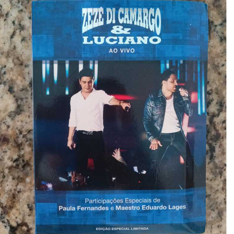 DVD - Zezé Di Camargo & Luciano Ao Vivo - Edição Especial Limitada Com ...
