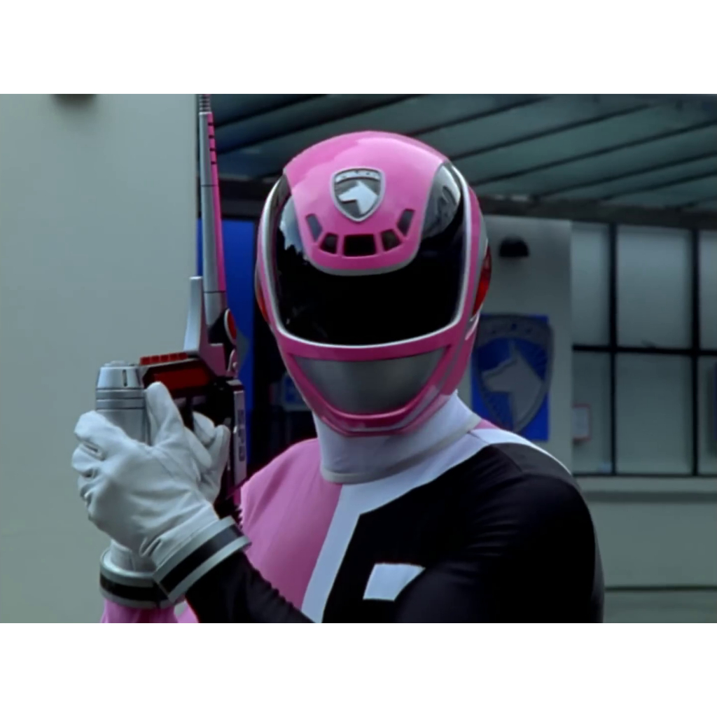 Capacete Power Rangers SPD Rosa | Shopee Brasil