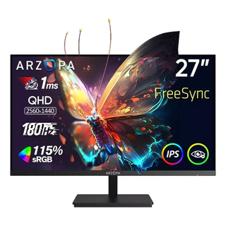 Monitor Gamer Arzopa Tela 27 Qhd 2k 180hz Freesync 1ms