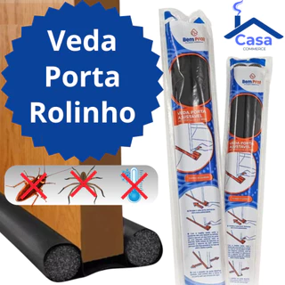 Protetor Veda Porta Rolinho, impede a entrada de insetos, 90 cm
