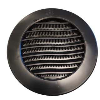 Grelha De Ventilação 150mm Black
