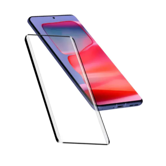 Pelicula Curvada Para Moto Edge 50 Pro / Edge 50 Ultra Pelicula de Vidro 3D / Protetor de tela