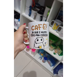 Caneca personalizada Flork Café, Já que e muito cedo pra cerveja!!