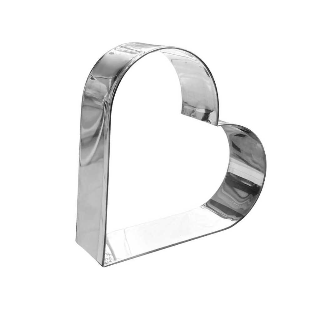 Aro Cortador Modelador Coração Copas 20x6cm Inox Roldan