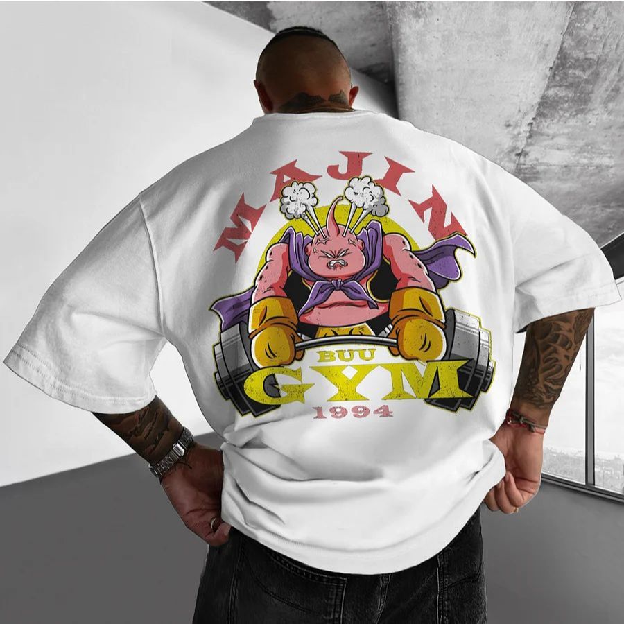 Camiseta Plus Size Aftersoul | Majin Buu 1994 | Anime | Streetwear | 100% Algodão | Dragon Ball