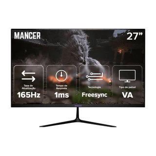 Monitor Gamer Mancer Horizon Z PRO, 27 Pol. VA, FHD, 1ms, 165Hz, FreeSync, HDMI/DP, MCR-HZNP27-BL01 em Oferta na Shopee