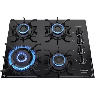 Cooktop Itamaster Tripla Chama 4 Bocas Preto – Bivolt 127V/220V com Acendimento Automático em Oferta na Shopee